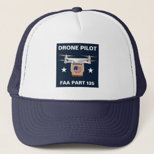 Casquette de camionneur pilote de drone de livrais