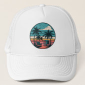 Casquette de camionneur pour aventure de vacances (Devant)
