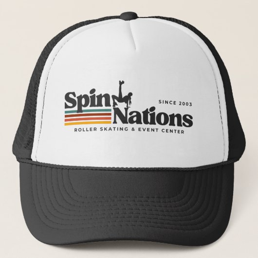 Casquette de camionneur rétro 2025 | SpinNations (Devant)