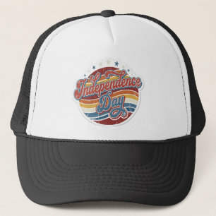 Casquette de camionneur Rétro 4 juillet Jour de l'