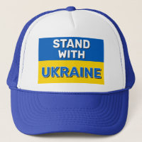 Casquette de camionneur Stand with Ukraine