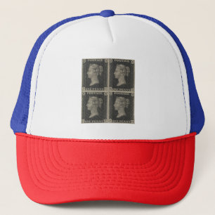 Casquette de camionneur timbres-poste Penny Black
