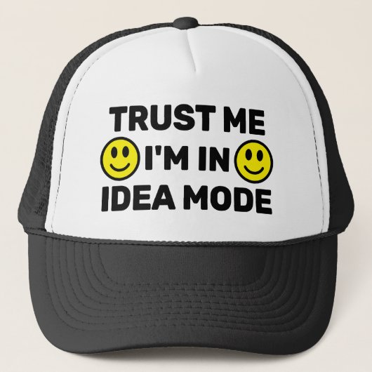 Casquette de camionneur Trust Me - I'm In Idea Mod (Devant)