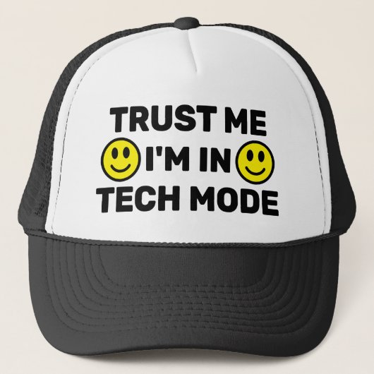 Casquette de camionneur Trust Me - I'm In Tech Mod (Devant)