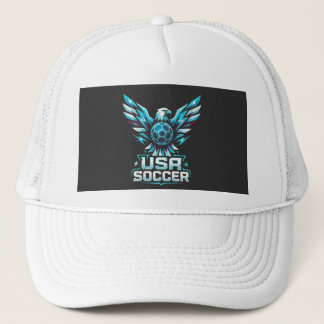 Casquette de camionneur USA Soccer Eagle Neon