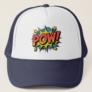 Casquette de camionneur vibrante rétro POW ! de st