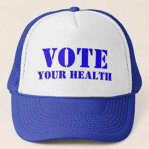Casquette de camionneur Vote Your Health