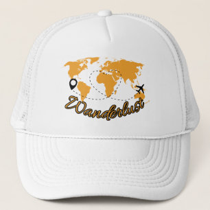 Casquette de camionneur Wanderlust   Chapeau en ma