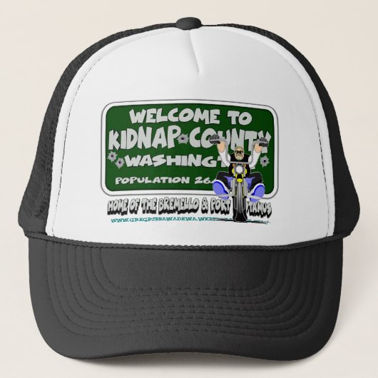 Casquette de camions du comté de Kidnap (Devant)