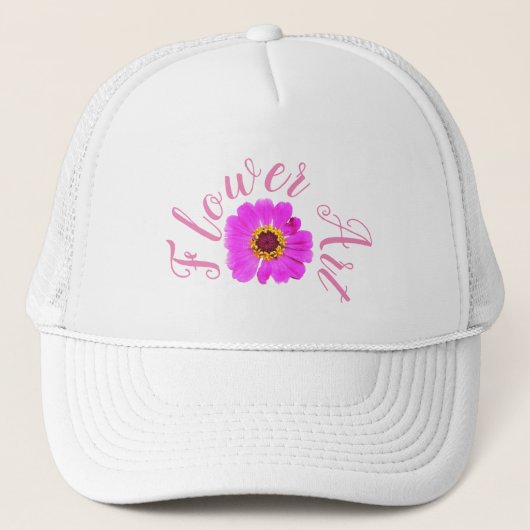 Casquette de camions FLOWER ART (Devant)