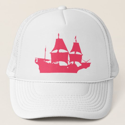 Casquette de camions rose Mayflower (choisir la co (Devant)