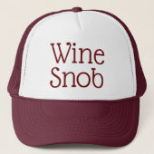 Casquette de camions Wine Snob (Devant)