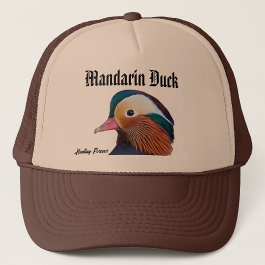 Casquette de canard Mandarin (Devant)