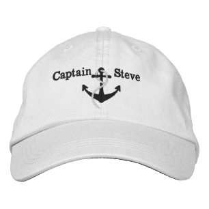Casquette de capitaine Nautical Name Anchor