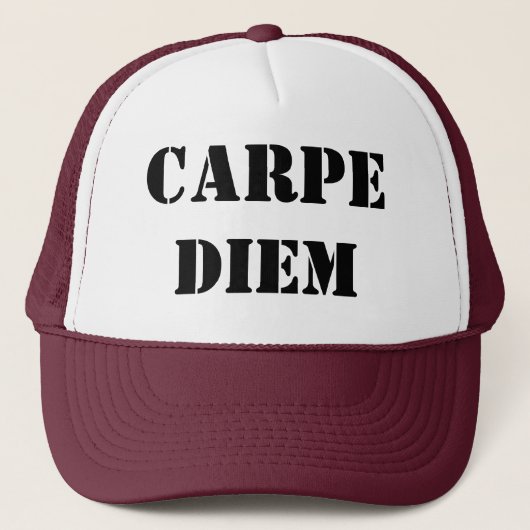 Casquette de Carpe Diem (Devant)