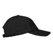 Casquette de casquette affligé par noir de (Droite)