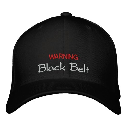 Casquette de ceinture noire (Devant)