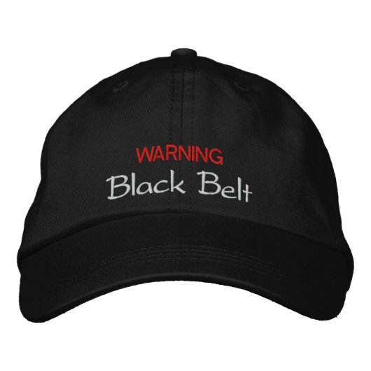 Casquette de ceinture noire (Devant)