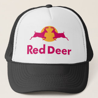 Casquette de cerfs communs rouges