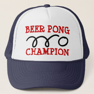 Casquette de chamion de pong de bière