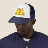 Casquette de chat de gros visage (En situation)