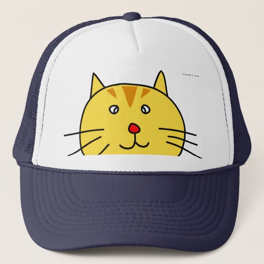 Casquette de chat de gros visage (Devant)