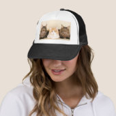 Casquette de chats de ragondin du Maine (En situation)