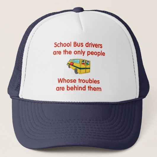 Casquette de chauffeur d'autobus scolaire (Devant)