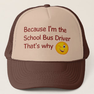 Casquette de chauffeur d'autobus scolaire