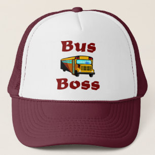Casquette de chauffeur d'autobus scolaire. Patron
