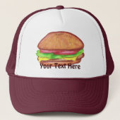 Casquette de cheeseburger (Devant)