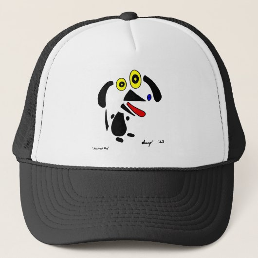 Casquette de chien Abstrait (Devant)