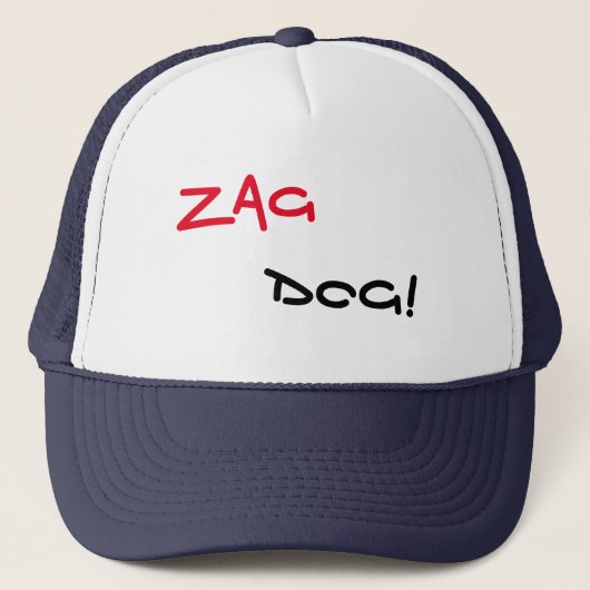Casquette de chien de Zag de la marine cool (Devant)