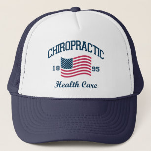 Casquette de chiropratique patriotique athlétique
