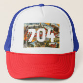 Casquette de CLT Charlotte la Caroline du Nord 704 (Devant)