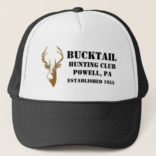 Casquette de club de chasse de Bucktail \ imprimé (Devant)