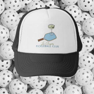 Casquette de club graphique pickleball et martini