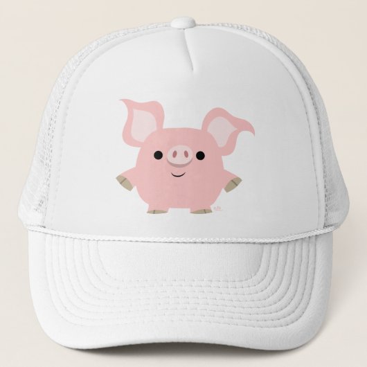 Casquette de cochon de dessin très court (Devant)