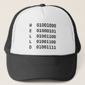 Casquette de code binaire (Devant)