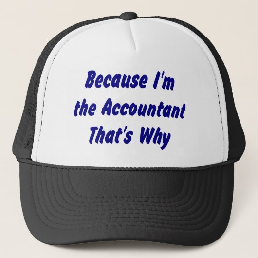 Casquette de comptable (Devant)