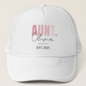 Casquette de compte personnalisé | Soft Rose Retro (Devant)