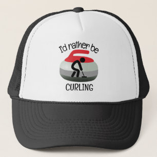 Casquette de conception de curling