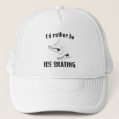 Casquette de conception de patinage sur glace (Devant)