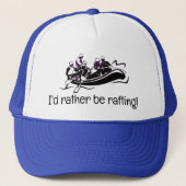 Casquette de conception de Rafting d'eau blanche (Devant)