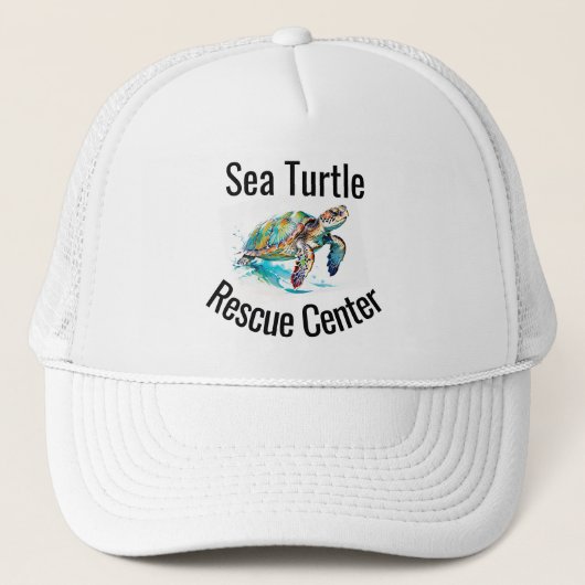 Casquette de conception des tortues marines (Devant)