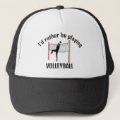 Casquette de conception volleyball (Devant)