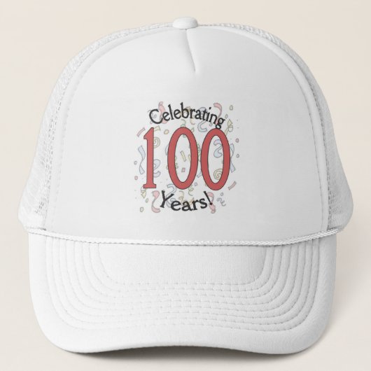 casquette de confettis célébrant son centenaire (Devant)