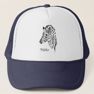 Casquette de cool de zèbre