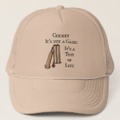 Casquette de correspondance de test de cricket (Devant)