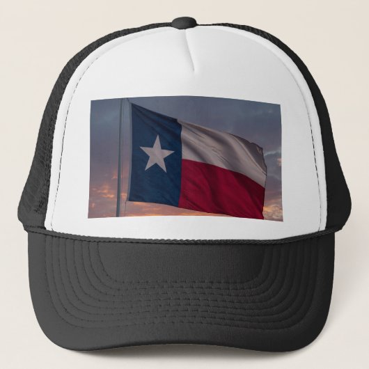Casquette de coucher de soleil du drapeau du Texas (Devant)